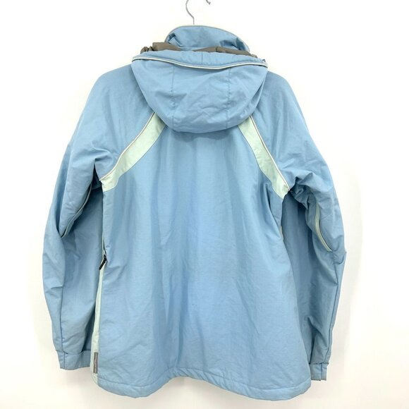 COLUMBIA Convert Base TRX Women's Blue Full Zip Waterproof Snow Jacket Medium - Picture 2 of 9